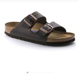 Brown leather soft footbed Arizona Birkenstock’s